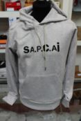 An as new A.P.C. x Sacai Taiyo hoodie (M).