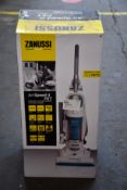 A new Zanussi Air Speed ll Pet bagless cyclonic upright vacuum cleaner (ZAN2021PT).