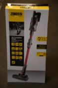 A new Zanussi Red Z8 Complete Clean cordless rechargeable 400W, 0.05L foldable vacuum cleaner (