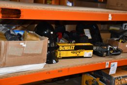 A quantity of miscellaneous tools, hardware and related to include a pre-owned DeWalt DW331