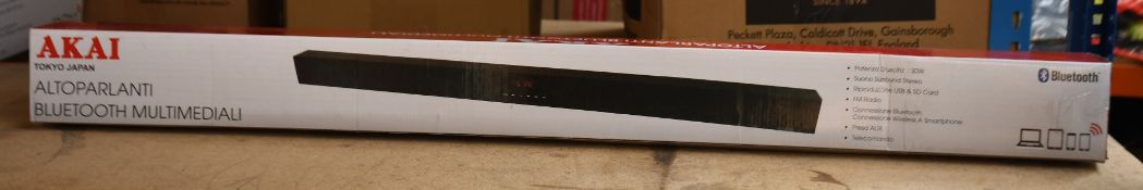 A new AKAI Bluetooth 01 Soundbar.