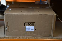 A Hegel H390 powered amplifier (RRP £5000).