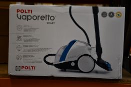 A boxed as new Polti Vaporetto Smart 100B Steam Cleaner.