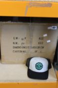 A quantity of as new Swissborg baseball caps (Approximately 100).