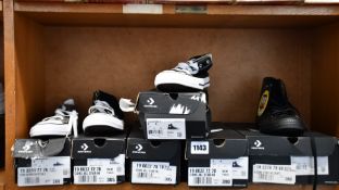 Six pairs of assorted as new Converse canvas sneakers (Assorted sizes).
