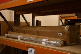 Ten boxed as new HododouSpring Tension Shower Rods (Adjustable 115-210cm).