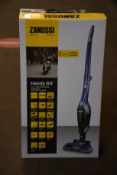A new Zanussi Blue Handy Go 2 in 1, 95W, 0.55L rechargeable cordless vacuum cleaner (ZANDX75).