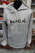 An as new A.P.C. x Sacai Taiyo hoodie (M).