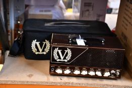 A Victory VC35 - The Copper Valve Amp Head.