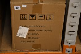 Two new AKAI Electric 6L steam, bake, saute, stew pressure cookers (AKCK601).