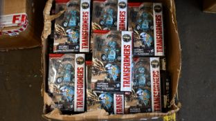 A large quantity of boxed as new Hasbro Transformers - The Last Knight Deluxe Class Sqweeks Action