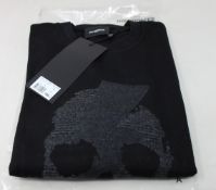 An as new The Kooples fleece and skull embroidered sweater (S - RRP £168).