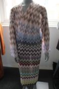 An as new Missoni maxi cardigan in multi (XS).