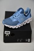 A pair of women's as new On Running Cloud X trainers (UK 5).