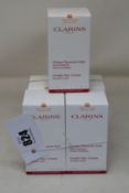 Five as new Clarins gentle day cream for sensitive skin (5 x 50ml).