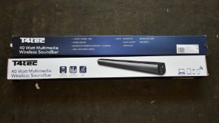 Two new T4 Tec soundbars (TTSB001).