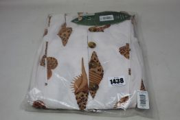 An as new Farm Rio leopard shell matelasse romper (M - RRP $195).