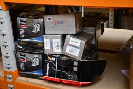 Five ODM CV joints and seven alternators for various cars.