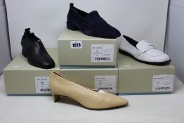 A pair of Gray Matters Emma loafers (EU 36), a pair of Gray Matters Comoda loafers in midnight