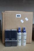 Twelve as new KeraFiber hair building fibers (12 x 28g) and twelve as new KeraFiber hold spray (12 x