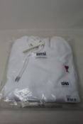 An as new AMI Alexandre Mattiussi hoodie in white (S - RRP £195).