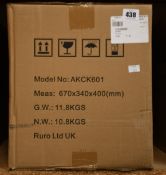 Two new AKAI Electric 6L steam, bake, saute, stew pressure cookers (AKCK601).