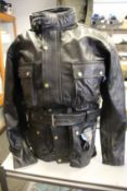 An as new Bikers Gear Australia leather bikers jacket (L/UK 40).