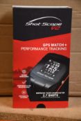 A boxed as new Shot Scope V2 GPS Watch and Performance Tracking ('Improves Your Handicap By 2.7