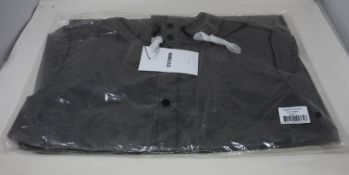 An as new Stutterheim Stockholm Smoke rain coat (L).