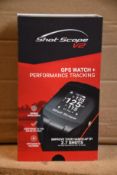 A boxed as new Shot Scope V2 GPS Watch and Performance Tracking ('Improves Your Handicap By 2.7
