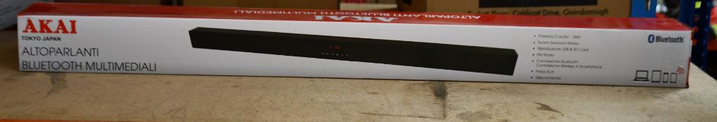 A new AKAI Bluetooth 01 Soundbar.