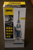 A new Zanussi Air Speed ll Pet bagless cyclonic upright vacuum cleaner (ZAN2021PT).