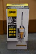 A new Zanussi Air Speed ll bagless cyclonic upright vacuum cleaner (ZAN2020UR).