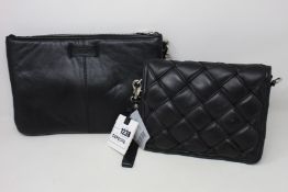 Two as new Depeche handbags.