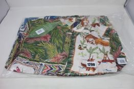 An as new Farm Rio mixed scarfs jumper (M - RRP $195).