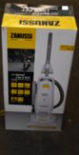 A new Zanussi Air Speed Lite ll pet 3.5L, 700W bagged upright vacuum cleaner (ZAN2087PT).