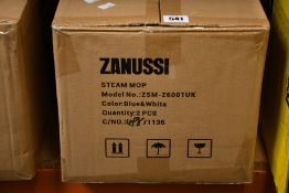 Two new Zanussi Vapourize Blue/White 1300W steam mops (ZSM - Z6001 UK).
