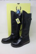 A pair of as new Fly London Mol 2 boots (UK 4).