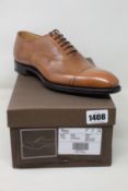 A pair of men's as new Church's Barnes Doha leather Oxford chestnut shoes (Size 7 - RRP £1500).