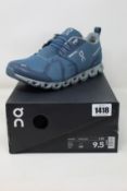 A pair of as new On Running Cloud waterproof trainers (UK 9).