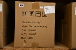 Two new AKAI Electric 6L steam, bake, saute, stew pressure cookers (AKCK601).