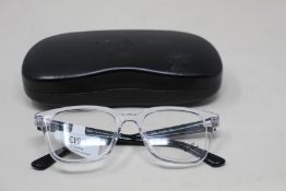 A pair of as new Ray Ban glasses frames (RRP £199).