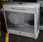 A Bang & Olufsen Beoplay A9 Powerful Wireless Speaker - White/Oak (Note: This item has been