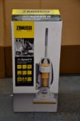 A new Zanussi Air Speed ll bagless cyclonic upright vacuum cleaner (ZAN2020UR).