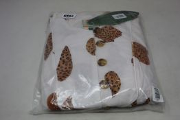 An as new Farm Rio leopard shell matelasse romper (S - RRP $195).