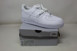 A pair of as new Nike Air Force 1 '07 (UK 10).