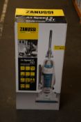 A new Zanussi Air Speed ll Pet bagless cyclonic upright vacuum cleaner (ZAN2021PT).
