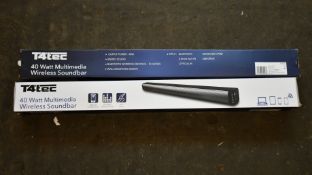 Two new T4 Tec soundbars (TTSB001).