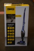 A new Zanussi Blue Handy Go 2 in 1, 95W, 0.55L rechargeable cordless vacuum cleaner (ZANDX75).