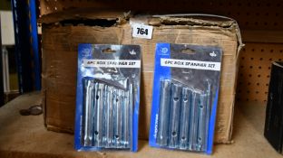 Forty eight as new Toolzone Automotive 6-Piece Box Spanner Set 10 - 19 mm SP150.